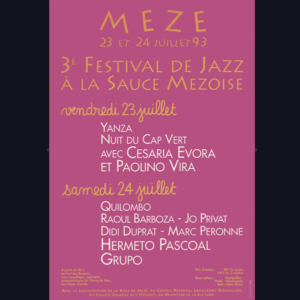 Affiche Festival de Thau 1993