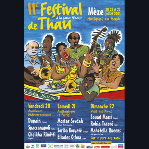 Affiche Festival de Thau 2001